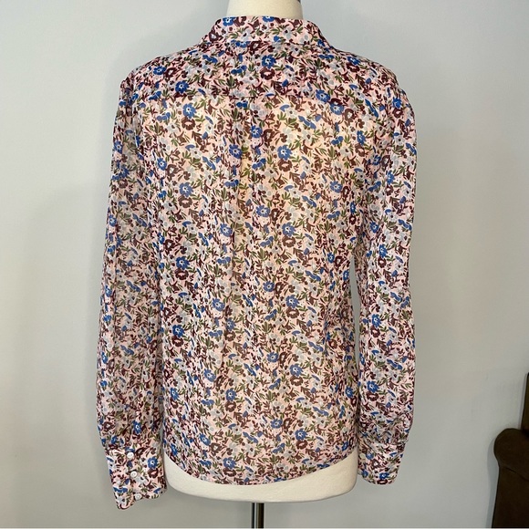 The East Order Floral Chiffon Blouse - Picture 7 of 8